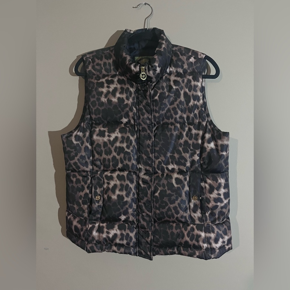 Michael Kors Animal Print Vest